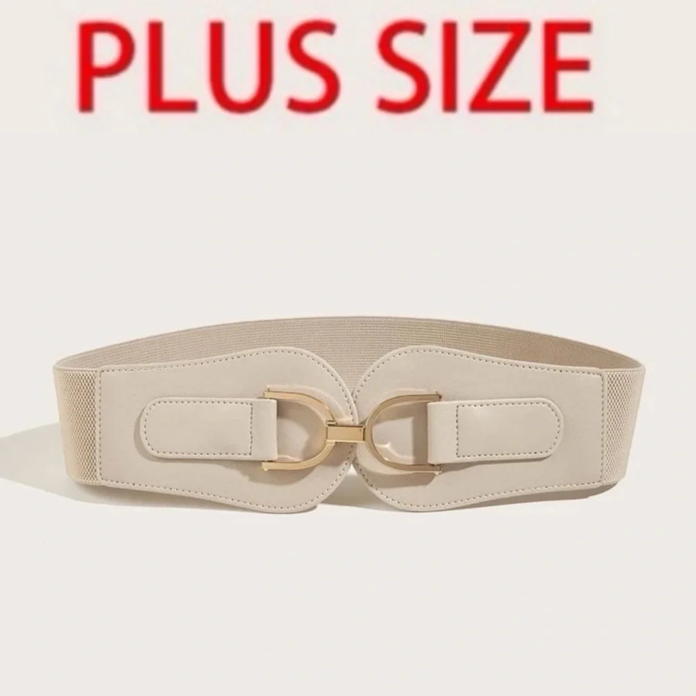 🤎 PLUS Faux Leather Stretch Belt 🤎